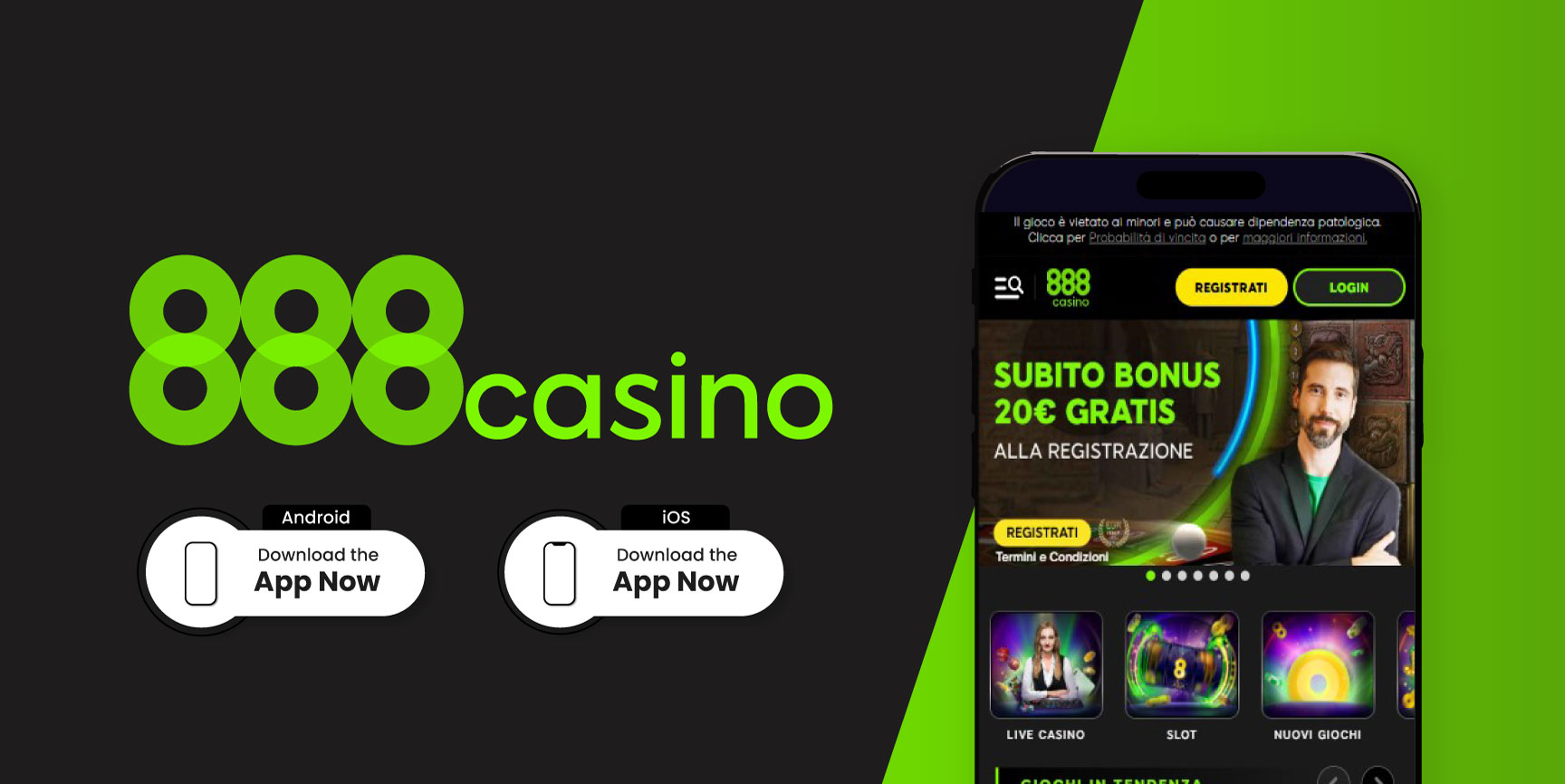 888casino migliori app