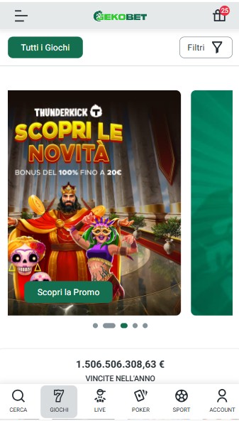 Gekobet Homepage Casino it movil