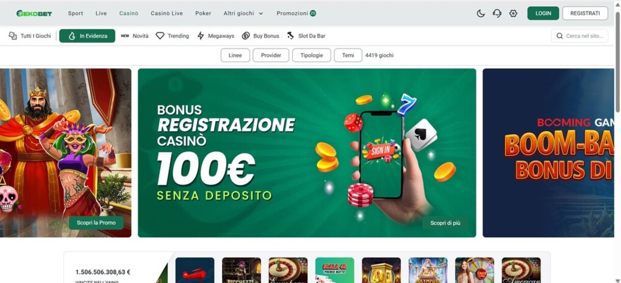 Gekobet Homepage Casino ITalia