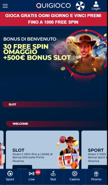 Quigioco Casino Homepage ITalia