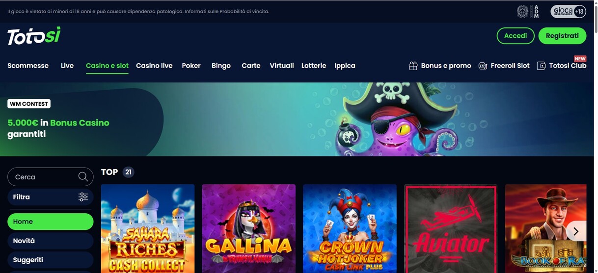 Totosi Casino Italia Homepage it
