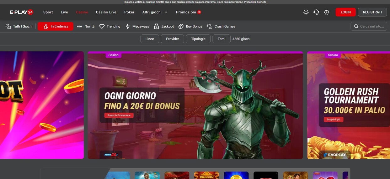 Casino Eplay 24 Homepage Italia