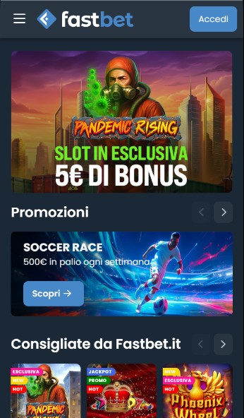 Fastbet Casino Italia Pagina Principale